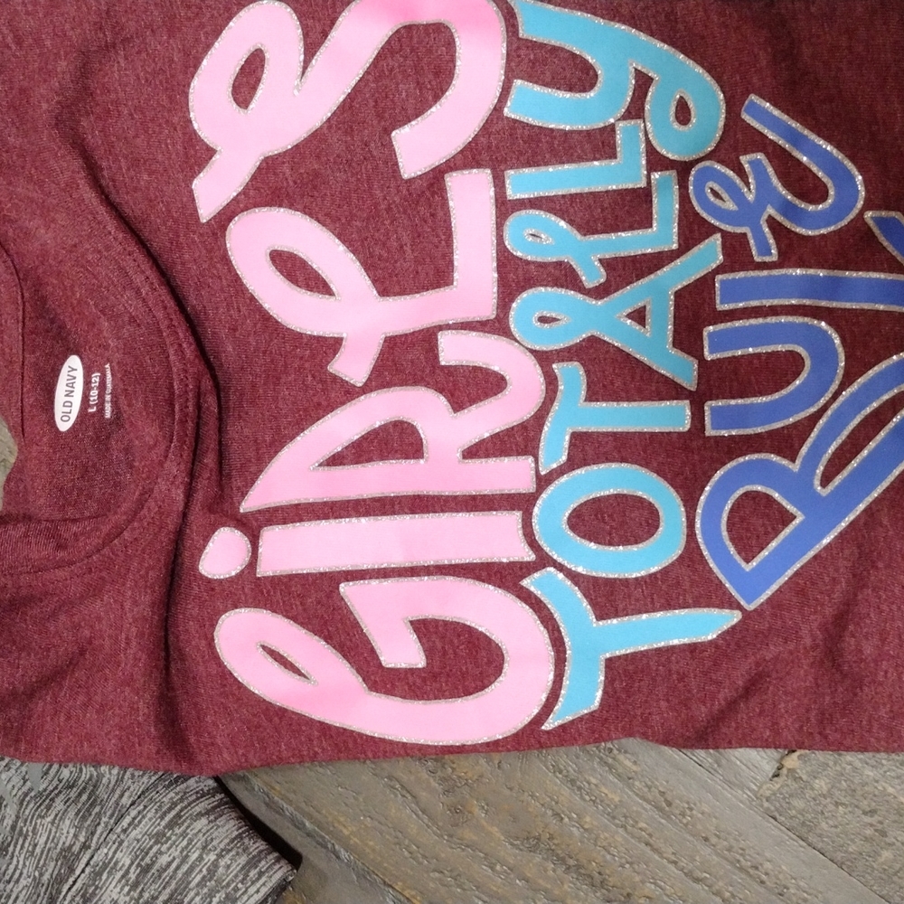 OLD NAVY / CHILDREN'S PLACE / JUSTICE GIRLS SZ 10 - 12 Bundle TEES AND SHORTS - Picture 2 of 12